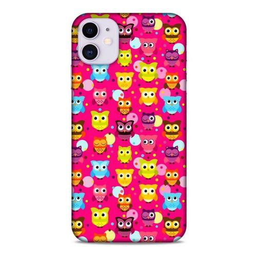 Baykuşlar (5) Desenli Silikon Kapak Telefon Kabı Apple Iphone 11 Kılıf