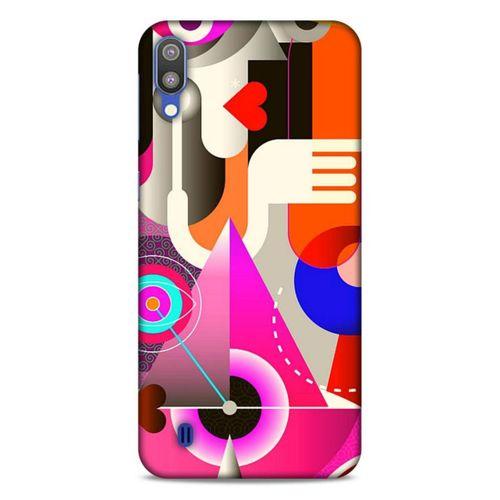 Lopard Samsung Galaxy M10 Uyumlu Kılıf Soyut Sanat (17) Baskılı Tasarım Kılıf