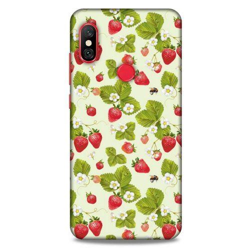 Frutix Çilek 03 Xiaomi Mi A2 Lite Kılıf Desenli Silikon