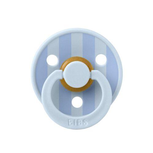 Bibs Bibs Studio Colour Block Kauçuk Emzik 6-12 Ay Baby Blue / Dusty Blue