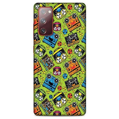 Retro (5) Desen Koruma Kabı Renkli Samsung Galaxy S20 Fe Kılıf