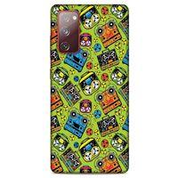 Retro (5) Desen Koruma Kabı Renkli Samsung Galaxy S20 Fe Kılıf