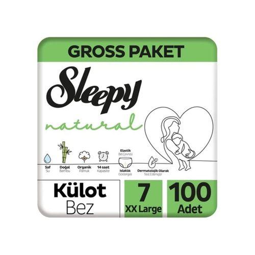 Nessiworld Sleepy Natural Külot Bez Gross Paket 7 Beden 100 Adet