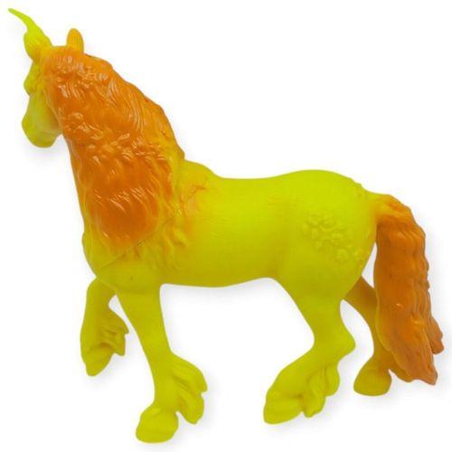 Çiftlik Hayvanları Serisi - Efsanevi Unicorn 12 cm - Sarı - Turuncu