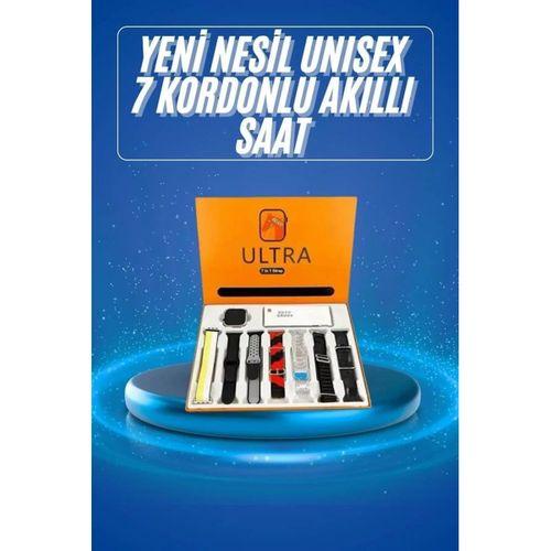 Akıllı Saat Çağrı Cevaplayabilen Unısex 7 Kordonlu Müzik Dinleme