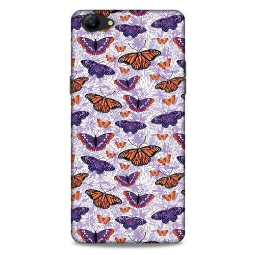 Oppo A79 Kılıf Kelebek Etkisi (45) Liquid Air Kılıf Mavi Toz Pembe