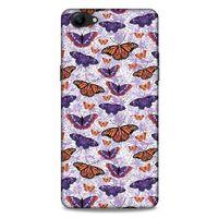 Oppo A79 Kılıf Kelebek Etkisi (45) Liquid Air Kılıf Mavi Toz Pembe