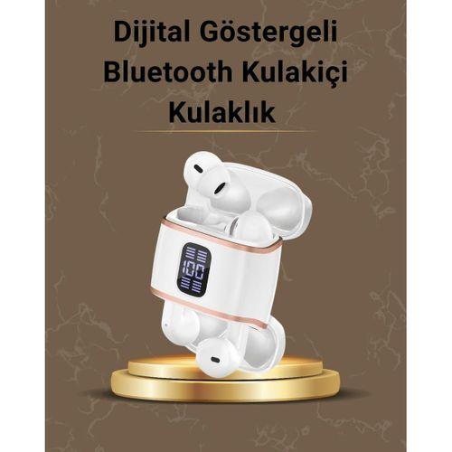 Dijital Göstergeli Bluetooth Kulakiçi Kulaklık – 4’lü Paket, Gürültü Engellemeli