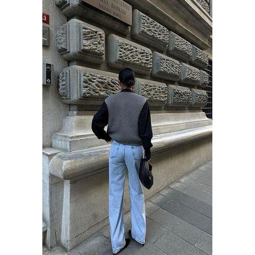 Ajurlu Triko Yelek 5175