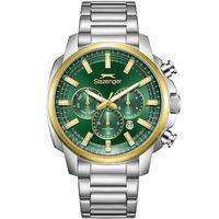 Slazenger SL.09.2479.2.05 Quartz Çelik Altın/Gri Yeşil Kadran 43 mm Erkek Kol Saati