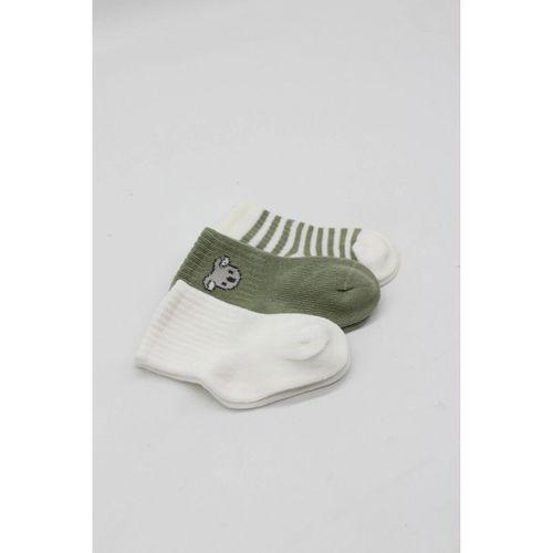 Koala Boy 3'lü Penye Soket Çorap 10133 Ekru