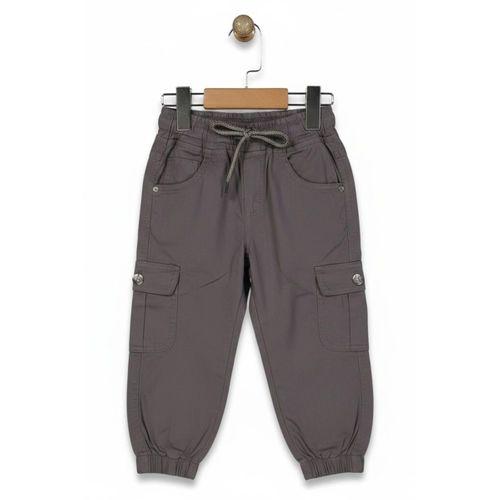 Erkek Çocuk Kanvas Kargo Cepli Paça Lastikli  Pantolon BGL-ST05216