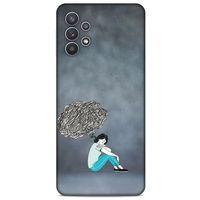 Lopard Samsung Galaxy A32 Uyumlu Kılıf Depresyon (5) Koruma Kabı