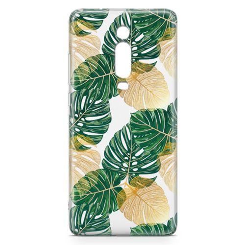Xiaomi Redmi K20 Pro Premium Kılıf Altın Yapraklar Arka Kapak Koruma Desenli Full Koruyucu