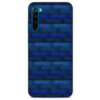 Xiaomi Redmi Note 8T Kılıf Patchwork (43) Thin Fit Kılıf Mavi Tonları