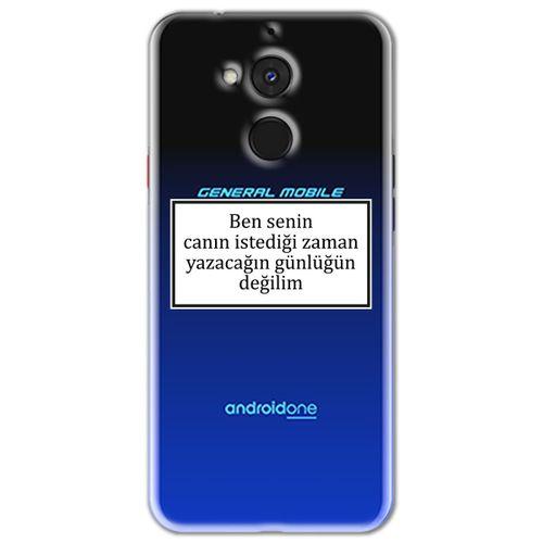General Mobile GM 8 Kılıf HD Yazı Baskılı Silikon Arka Kapak - Yazı 10