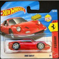 Hot Wheels Tekli Arabalar Dino 206 GT JJH56 (Ferrari)