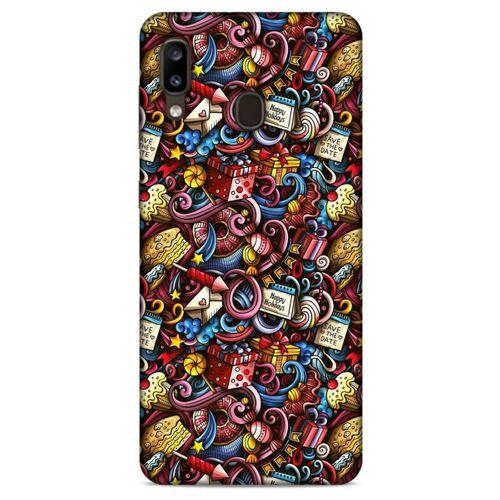 Graffitix (47) Desenli Silikon Kapak Samsung Galaxy A20 Kılıf