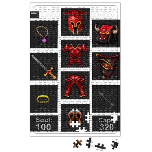 Knight Set Tibia Knight set Puzzle 240 Parça Yapboz