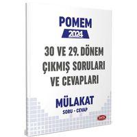 2024 Pomem 30. ve 29. Dönem Mülakat Çıkmış Soruları ve Cevapları Data Yayınları