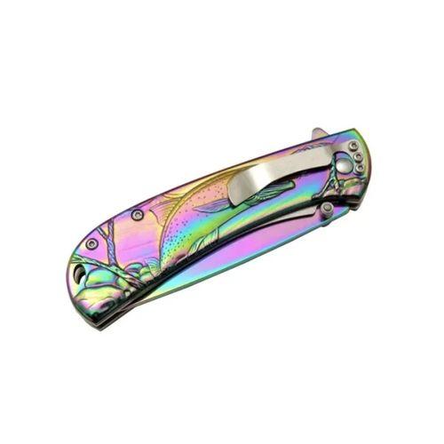 Balık Çakı Yst5954rb Gökkuşağı 20 Cm Manuel, Kemerlikli