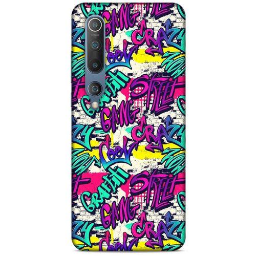 Graffitix (29) Desenli Silikon Kapak Xiaomi Mi 10 Kılıf