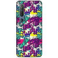 Graffitix (29) Desenli Silikon Kapak Xiaomi Mi 10 Kılıf