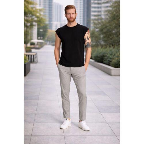 ALEXANDERGARDI PAMUKLU KOLSUZ T-SHİRT (E21-71000)