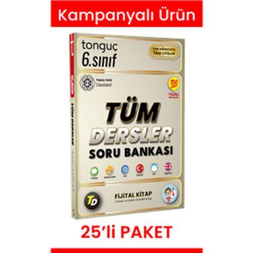 6. Sınıf Tüm Dersler Soru Bankası 25' li Paket (%6 Paracık Hediyeli)