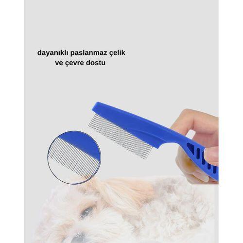 4’lü Evcil Hayvan Tüy Temizleme Seti – Paslanmaz Çelik,plastik, Pratik Ve Hijyenik Bakım