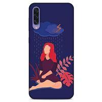 Samsung Galaxy A50s Kılıf Depresyon (4) Koruma Kılıfı Açık Kahverengi