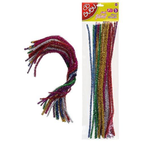 BU-BU 30 cm SİMLİ ŞÖNİL ( 20'li Poşet )