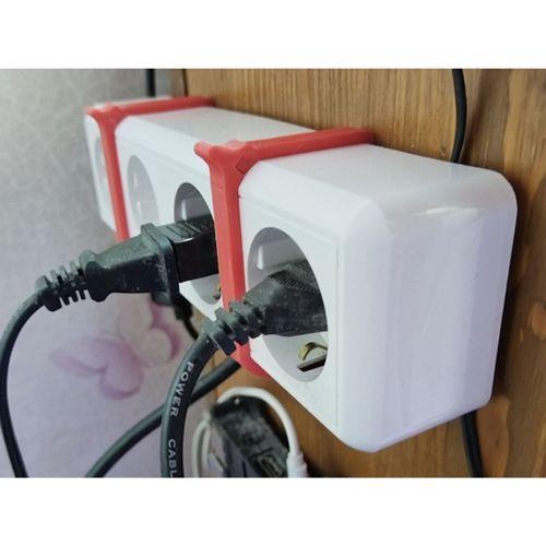 Sıva Üstü Priz Bloğu İçin Bağlantı Elemanları 3D Baskı (Bu ürün Sadece Plastik parçadır - Almadan Önce Soru Sorabilirsiniz)