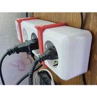 Sıva Üstü Priz Bloğu İçin Bağlantı Elemanları 3D Baskı (Bu ürün Sadece Plastik parçadır - Almadan Önce Soru Sorabilirsiniz)