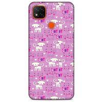 Lopard Xiaomi Redmi 9C Uyumlu Kılıf Kediler (4) Koruma Kılıfı Pink Cat