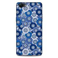 Oppo A79 Uyumlu Kılıf Mavi Delisi (37) Silicone Cover Daireler