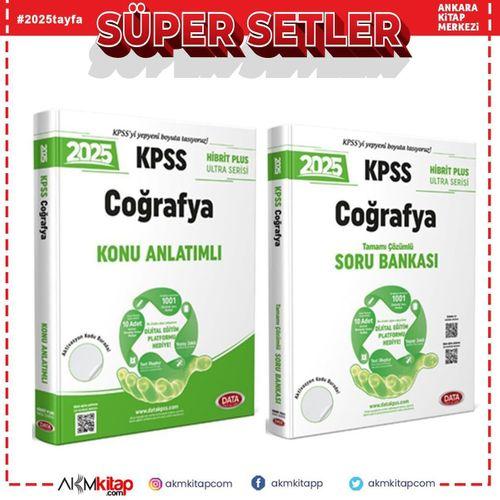Data Yayınları 2025 KPSS Coğrafya Konu ve Soru Seti 2 Kitap