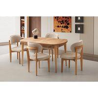 Venüs Norte Mdf Açılır Mutfak Masa Takımı 80x130