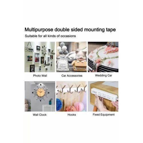 Çift Taraflı Akrilik Silikon Bant Yüksek Mukavemetli 18mm x 2 metre