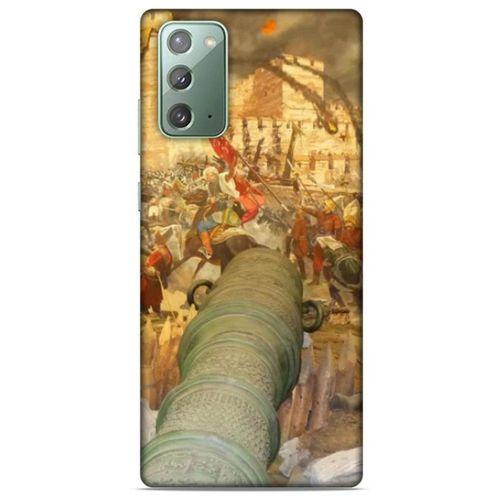 Samsung Galaxy Note 20 Uyumlu Kılıf Ottoman (16) Kalın Kılıf İstanbul'un Fethi