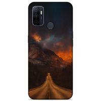 Lopard Huawei P40 Uyumlu Kılıf Gece'S (47) Crystal Flex Kılıf Kızıl Yol