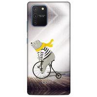 Samsung Galaxy S10 Lite Kılıf FunnyMaX (11) Tam Koruma Kahve Ayı