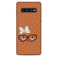 Lopard Samsung Galaxy S10 Uyumlu Kılıf Kediler (11) Tam Koruma Gözlük Yüz