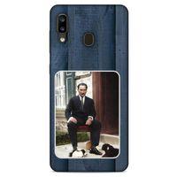 Samsung Galaxy A20 Kılıf Atatürk (37) Silicone Cover Laci Ahşap