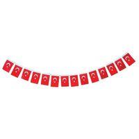 BUKET İPLİ ORTA BAYRAK 50 Lİ  (8 * 13 cm )