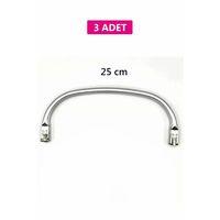 Gizli Metal Mango Çanta Bursu – 3 Adet - 25 cm - Metal Çanta Aparatı Çanta Aksesuarı