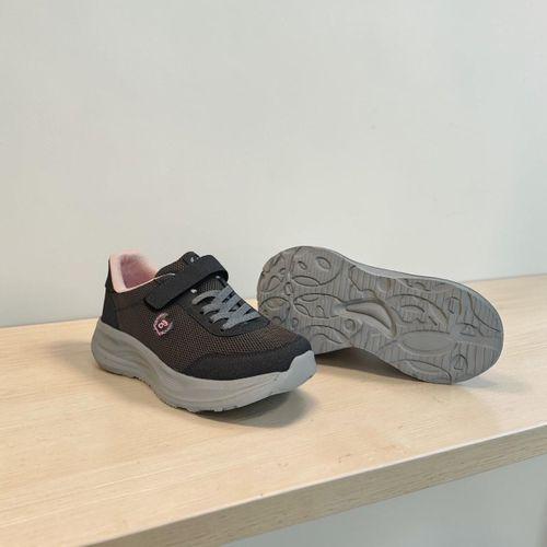 Black Sea 621 Füme Cırtlı Bağacaklı Fuspetli Bayan Spor Ayakkabı