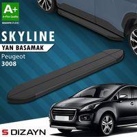 S-Dizayn Peugeot 3008 Skyline Siyah Yan Basamak 183 Cm 2009-2013 A+ Kalite