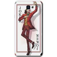 Samsung Galaxy J7 Prime HD Baskılı Kılıf + 9D Tam Ekran Koruyucu - Joker İskambil