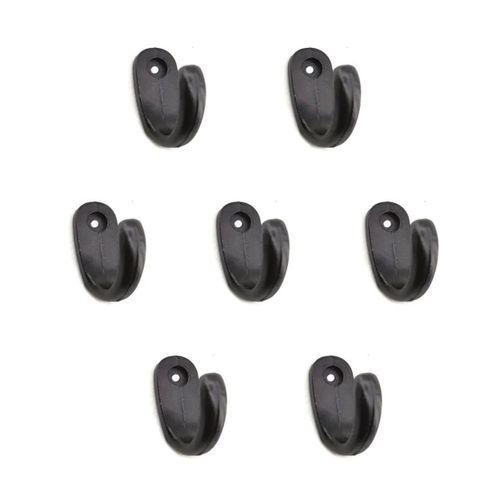 Büyük Tekli Fincan Askı, Dekor Askısı - Siyah, 12x23x30 Mm